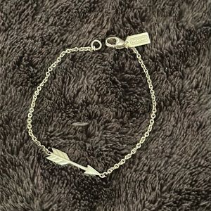 COACH Sterling Silver Arrow Bracelet